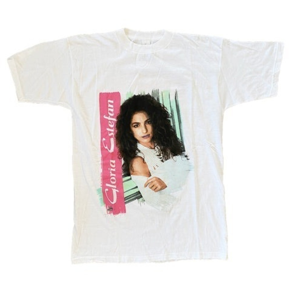 Vintage 1991 Gloria Estefan Into The Light Tour Tshirt
